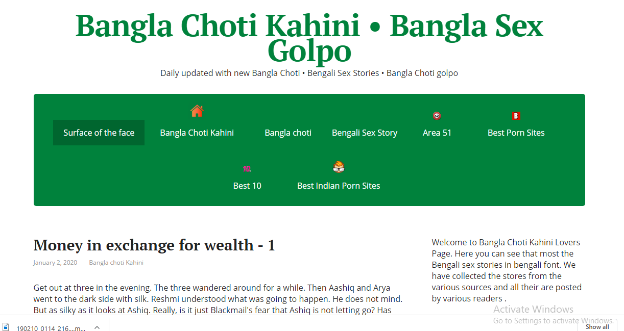 Sex Golpo - Quickie Bangla Choti Kahini Blog Review - Quickie Pornlist